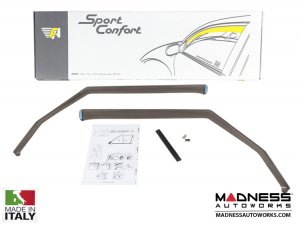 MINI Cooper Side Window Air Deflectors by Farad - Front (F55 Model)